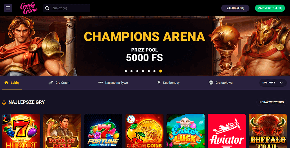 Jak odebrać bonus powitalny Candy Casino